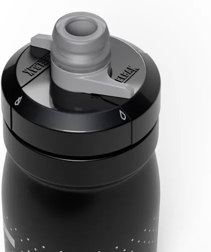 Miniatura 4 de CamelBak Podium botella de agua para bicicleta con compresión, negra, 15 onzas Negro