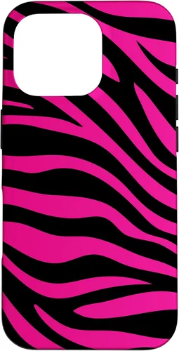 Miniatura 20 de Zebra Animal Print Pattern Black and Pink Cute Phone Case for iPhone 17