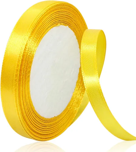 Miniatura 95 de Cinta de satén beige de 1 pulgada x 25 yardas, cinta de tela de color sólido para envoltura de regalos, manualidades, fabricación de lazos