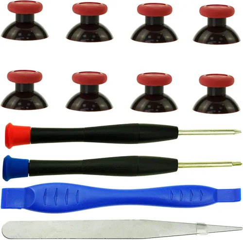 Miniatura 15 de Kit de reparación de joysticks analógicos de repuesto para controlador Xbox Core, palanca de pulgar para Xbox One S/X/Elite, piezas de palillos