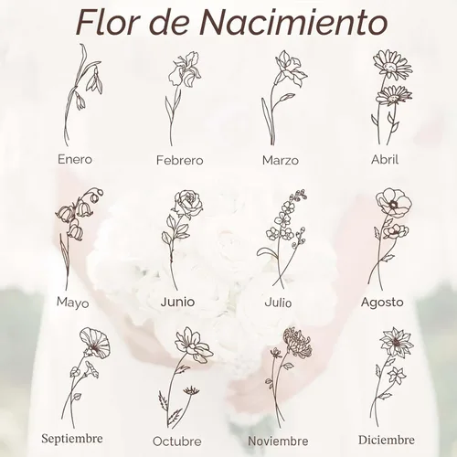 Miniatura 6 de Corissy Joyero personalizado para mujer, joyero de viaje personalizado con nombre y flor de nacimiento, joyero de cuero para anillos, aretes