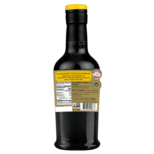 Miniatura 2 de Mazzetti Gold Label - Vinagre balsámico de Modena IGP, 8.45 onzas líquidas, suave y equilibrado, madurado en barricas de roble, perfecto