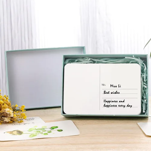Miniatura 4 de Prudiut 48 hojas de postales de acuarela de 4 x 6, postales en blanco de 140 libras/10.58 oz/m², tarjetas de papel de acuarela, suministros de arte