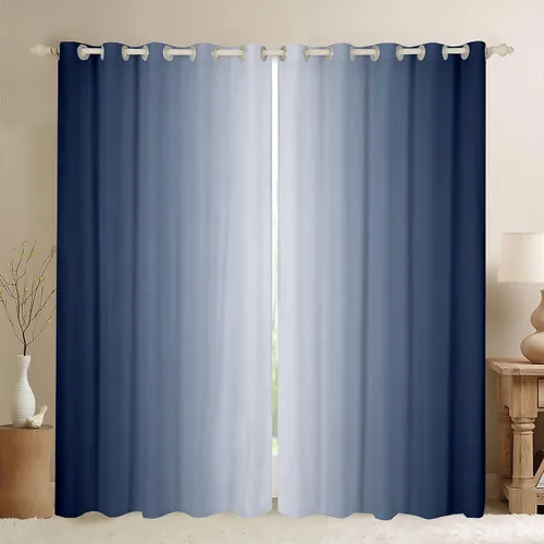 Miniatura 20 de jejeloiu Cortinas rojas y negras para dormitorio (2 paneles, 38 x 45 pulgadas) con líneas geométricas de rayas 30% a 50% cortinas opacas para niños