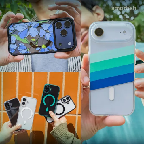 Miniatura 8 de Smartish® - Funda MagSafe transparente para iPhone 17, Gripmunk, funda delgada magnética [ligera + protectora], cubierta de agarre delgada