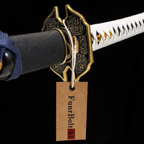 Miniatura 8 de Yamato - Espada Katana de acero al carbono 1095 de 41 pulgadas, espada samurái de espiga completa, juego de armas, colección de accesorios de regalo