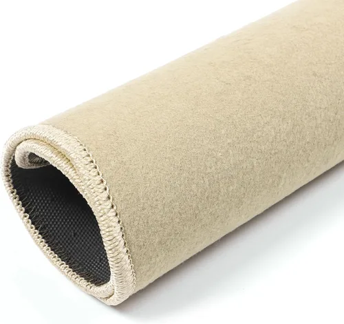 Miniatura 3 de IKON MOTORSPORTS, Alfombrillas compatibles con Toyota Camry 2007-2011, alfombra de nailon beige delantera y trasera, juego de 4 piezas, 2008 2009
