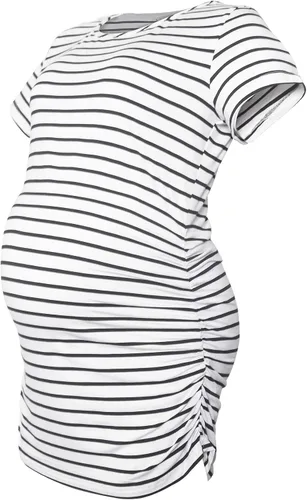 Miniatura 6 de Smallshow - Camiseta de maternidad para mujer, diseño de lados fruncidos, tipo túnica, prendas para el embarazo