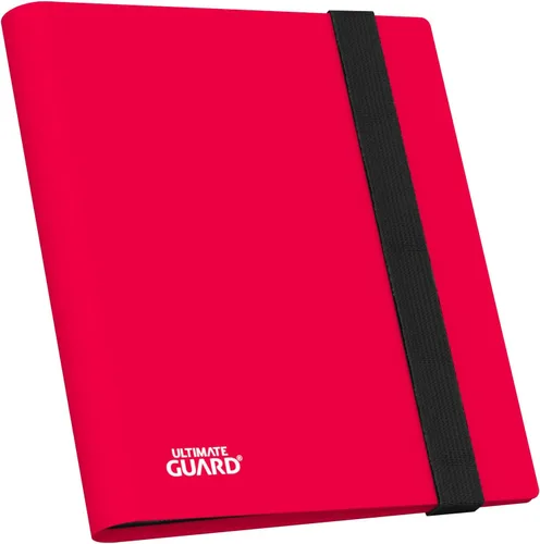 Miniatura 24 de Ultimate Guard Flexxfolio 12 bolsillos laterales para almacenamiento de tarjetas coleccionables de hasta 480 tarjetas, colección de tarjetas Rojo