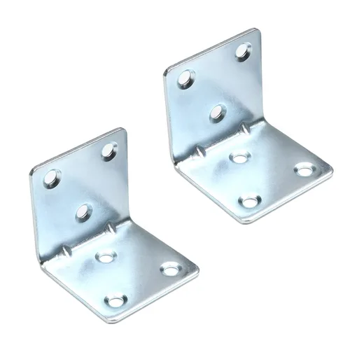 Miniatura 9 de Soporte de esquina de metal de 0.87 x 0.67 pulgadas, soportes de ángulo interno de 90 grados, soportes en forma de L, cierre de junta con tornillos