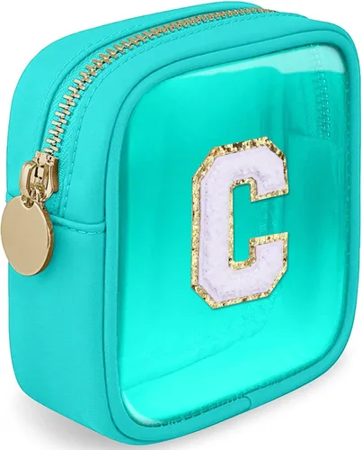 Miniatura 60 de Bolsa de Maquillaje Transparente Pequeña Bolsa de Cosméticos Bolsa de Viaje de Artículos de Aseo Bolsa Transparente con Cremallera Bolso Organizador
