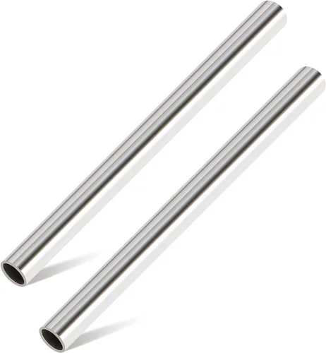 Miniatura 9 de Livabber Tubo redondo de acero inoxidable 304, pared de 0.06 pulgadas x 12 pulgadas de largo, tubo soldable a prueba de óxido para construcción