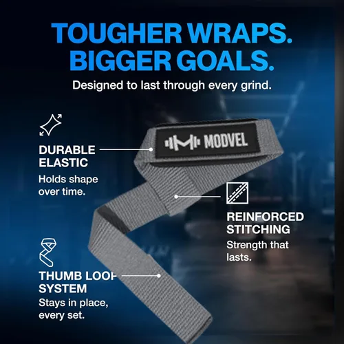 Miniatura 6 de Modvel Muñequera ortopédica y envolturas para levantamiento de pesas, soporte ligero ajustable para túnel carpiano, artritis, tendinitis
