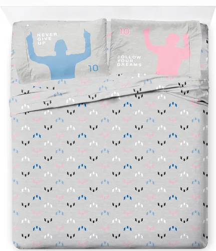 Miniatura 19 de Jay Franco Juego de sábanas infantiles de dibujos animados con sábanas bajeras, planas y funda de almohada, ropa de cama ultrasuave con funda