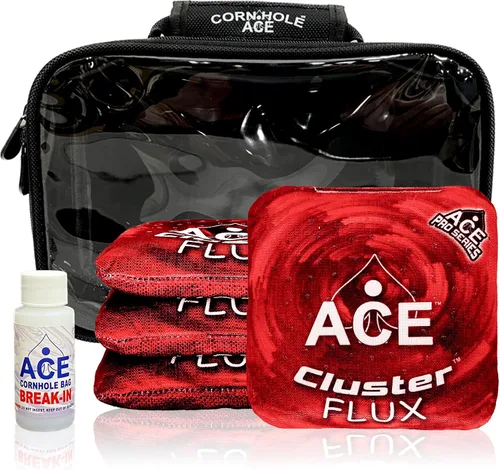 Miniatura 23 de Cluster Flux Bolsos de Cornhole ACE Pro + Kits PRO Tecnología de Almohadilla de Cluster Doble Cara Resbaladiza y Pegajosa para Todo Clima
