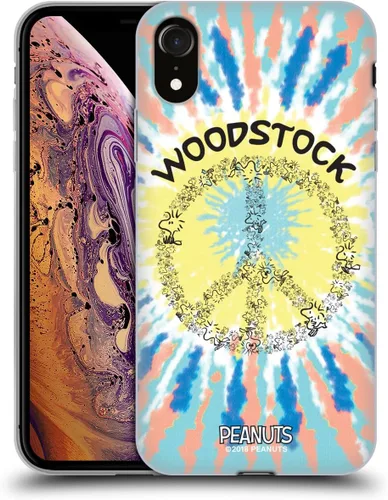 Miniatura 208 de Head Case Designs Funda de gel Woodstock 50th con licencia oficial de Peanuts Snoopy Guitar 1969 [protección de grado militar] compatible con Apple