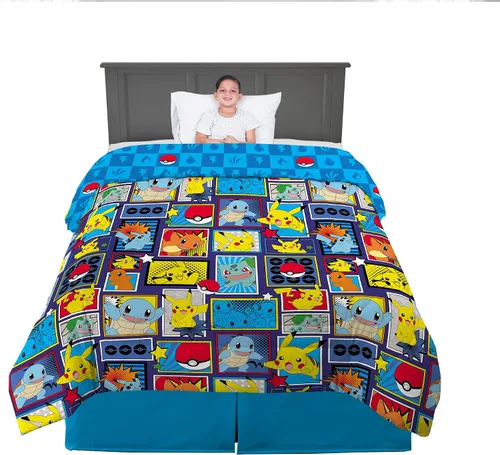 Miniatura 11 de Franco - Edredón de microfibra suave para niños, tamaño matrimonial, Blue's Clues
