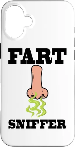 Miniatura 23 de Fart Sniffer Shirt, Gross Dad Joke Shirt, Weird Funny Fart Case for iPhone 17