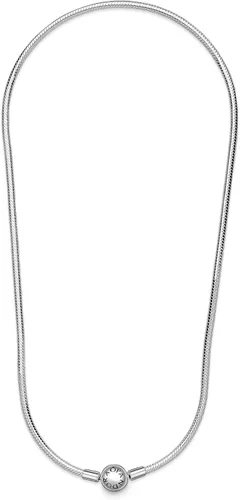 Miniatura 3 de PANDORA Jewelry Moments - Collar de plata de ley con cadena de serpiente, Metal