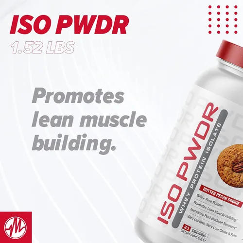 Miniatura 4 de Metabolic Nutrition Proteína de suero Isolate ISO PWDR galleta de mantequilla de maní, 1.54 libras, 23 porciones, 0.86 onzas de proteína, digestión