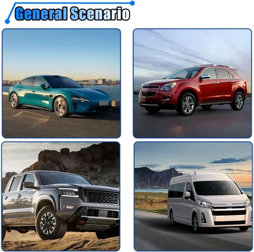 Miniatura 7 de Kit de reemplazo de boquillas de limpiaparabrisas 52 en 1, compatible con Chrysler Dodge Ram