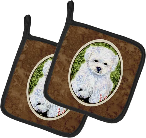 Miniatura 78 de Caroline's Treasures SS8617PTHD - Juego de soportes para ollas de cocina resistentes al calor, almohadillas calientes para horno para cocinar, Husky