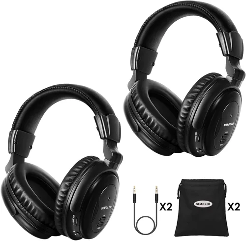 SIMOLIO Compatible con uConnect VES Chrysler Pacifica & Town & Country & Honda Odyssey & Dodge Grand Caravan IR auriculares para DVD de coche para