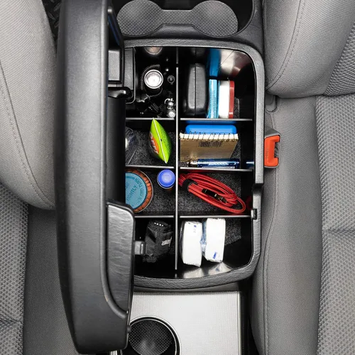 Miniatura 5 de Vehicle OCD - Divisor de consola central, bandeja y organizador de guantera para Toyota Tacoma (2005-2015) - Fabricado en Estados Unidos