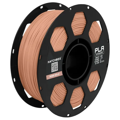 Miniatura 14 de HATCHBOX Filamento de impresora 3D PLA beige de 1.75mm, carrete de 1 KG, precisión dimensional +/- 0.03 mm, filamento de impresión 3D Púrpura