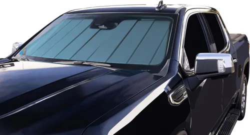 Miniatura 2 de Covercraft UVS100 - Parasol para parabrisas con ajuste personalizado para Jeep Grand Cherokee - construcción laminada de tres capas (azul metálico)