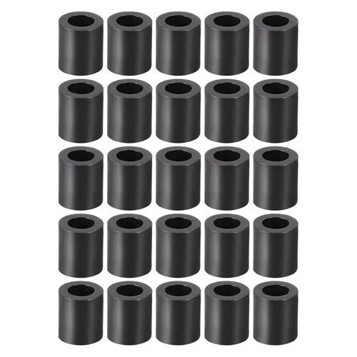 Miniatura 7 de YOKIVE 300 Pcs Black Round Spacer, Not Threaded Washers with High Insulation Effect, Keep Height Consistent, Great for M3 Screws (ABS, 3.2mmx7mmx2mm)