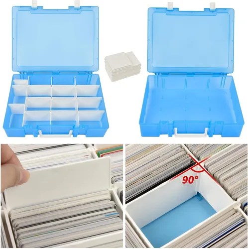 Miniatura 3 de Xuerdon Caja de Almacenamiento de Tarjetas Coleccionables, Estuche Organizador para más de 2300 Cartas de Juego Compatible con PM TCG
