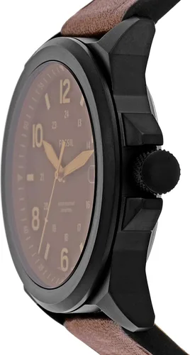 Miniatura 2 de Fossil Bronson Reloj casual de cuarzo para hombre con correa de acero inoxidable o cuero, Reloj cronógrafo Bronson
