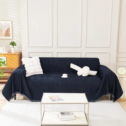 Miniatura 24 de HANDONTIME Funda de sofá para sofá de corduroy Funda de sofá para niños Funda de sofá jacquard para biplaza Fundas de sofá seccional Funda de sofá