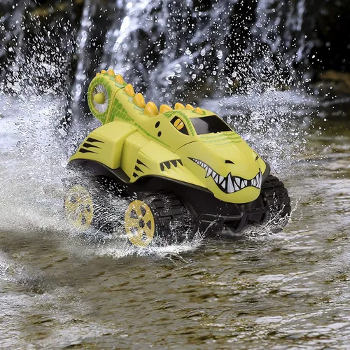Miniatura 6 de Kid Galaxy anfibia RC Car Mega morfismo cocodrilo. Todo terreno Control Remoto Juguete, 49 MHz.