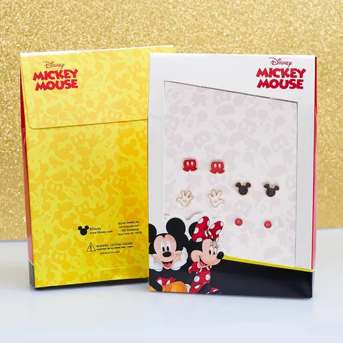 Miniatura 5 de Disney Mickey and Minnie Mouse Fashion Stud Earring Set - 345 Pairs Per Set
