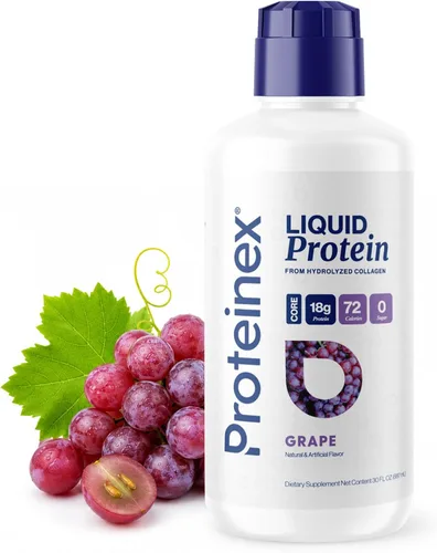 Miniatura 9 de Proteinex Core Liquid Collagen Peptidos, 0.71 oz de proteína por porción, recomendado por médicos, apoya la recuperación y la curación de heridas