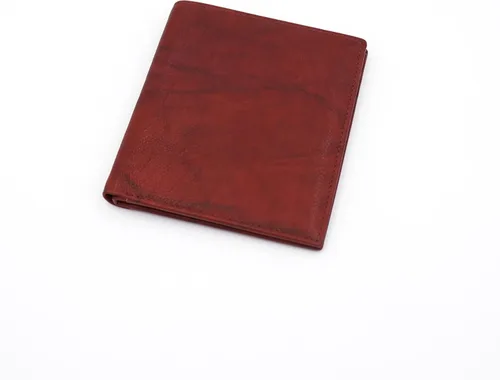Miniatura 7 de ag wallets Billetera de cuero de napa RFID para hombre con 2 ventanas de identificación, billetera grande para hombre, billetera plegable