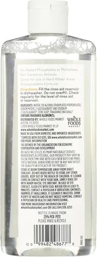 Miniatura 2 de 365 por Whole Foods Market, abrillantador para lavavajillas automáticos, aroma a naranja salvaje, 8 fl oz