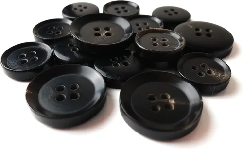 Miniatura 2 de ButtonMode Juego de 16 botones de traje de cuerno de búfalo con 4 botones que miden 0.787 in (3/4 pulgadas) para la parte delantera de la chaqueta