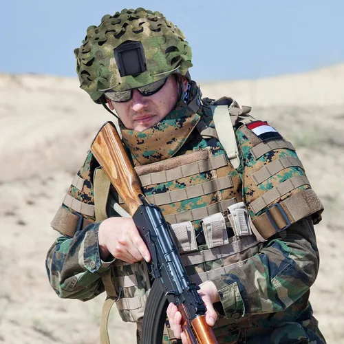 Miniatura 7 de LOOGU Funda táctica para casco, malla transpirable, camuflaje camuflaje casco cubierta ideal para combate táctico militar