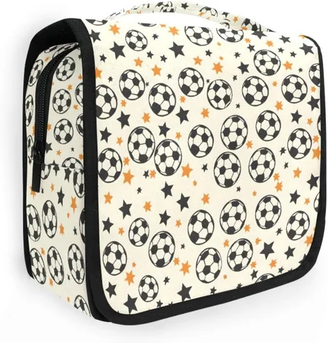 Miniatura 12 de Neceser colgante de viaje -326 - Kit de fútbol para maquillaje, organizador de cosméticos para hombres y mujeres