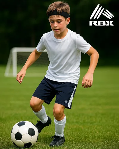 Miniatura 3 de RBX Pantalones cortos deportivos para niños, paquete de 4 pantalones cortos de malla polar de rendimiento para correr, gimnasio, baloncesto