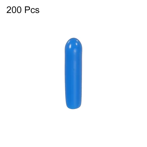 Miniatura 3 de MECCANIXITY 200 tapas de goma para extremos de goma, 0.079 in, protector de rosca de tornillo de vinilo, tapas de vacío redondas de PVC para tubería