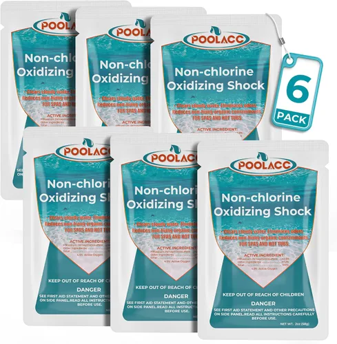 Miniatura 11 de POOLACC 35.2oz Limpiador Oxidante Spa Shock Sin Cloro para Bañera de Hidromasaje, Cuidado de Agua Libre de Cloro y Limpiador Oxidante Mejorado
