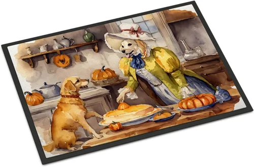 Miniatura 79 de Caroline's Treasures DAC1720MAT Affenpinscher - Tapete de otoño para cocina, con calabazas, 18 x 27 pulgadas, tapete para puerta delantera