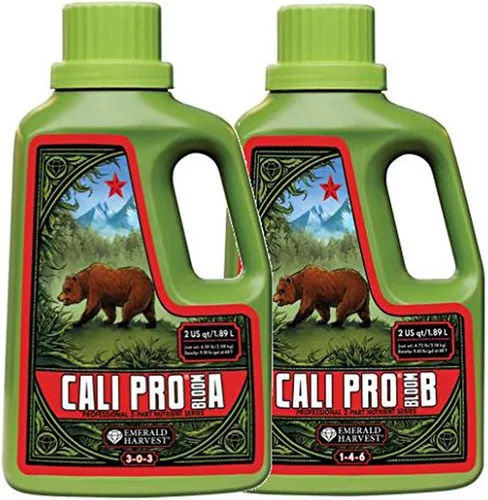 Miniatura 2 de Emerald Harvest EMHCPBAQ Cali Pro Bloom A Quart/0.95 Litro (12/Cs) fertilizantes, 0.95 L, Natural