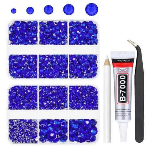 Miniatura 19 de qiipii Resina Metálica Plata Diamantes de Imitación con Parte Posterior Plana para Adornar Manualidades, Piedras Planas de 2mm-6mm, Gemas de Plata