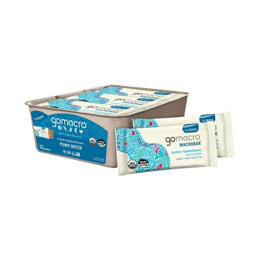 Miniatura 20 de Barritas de proteína GoMacro veganas y orgánicas