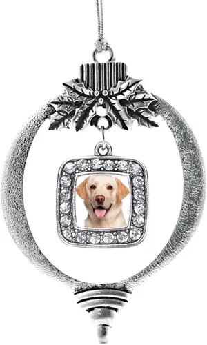 Miniatura 162 de Inspired Silver - Nana púrpura - Adorno de Navidad plateado - Adorno cuadrado para árbol de Navidad con circonita cúbica - Decoración colgante